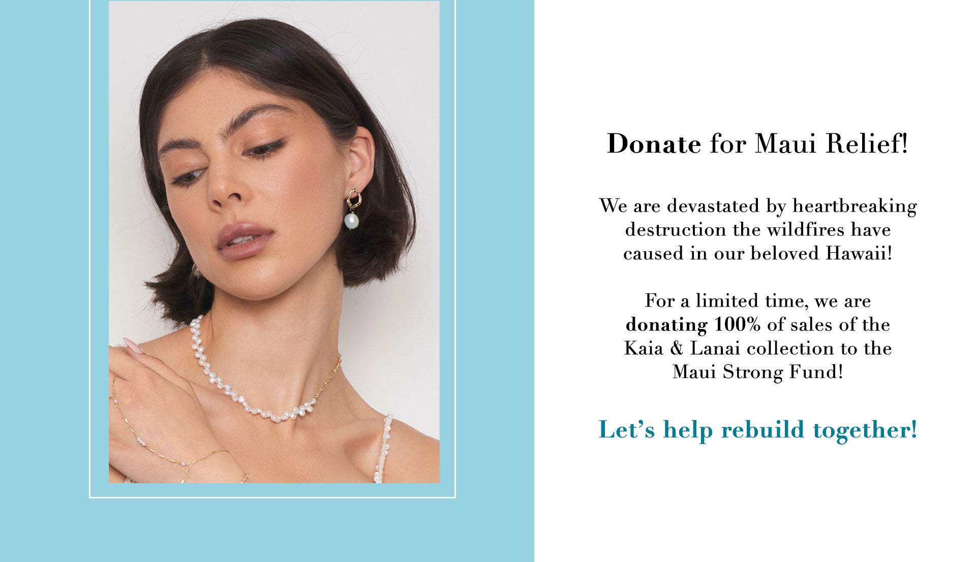 Shop the Kaia & Lanai Collection & DONATE for Maui Relief! 🌊🙌🏻
