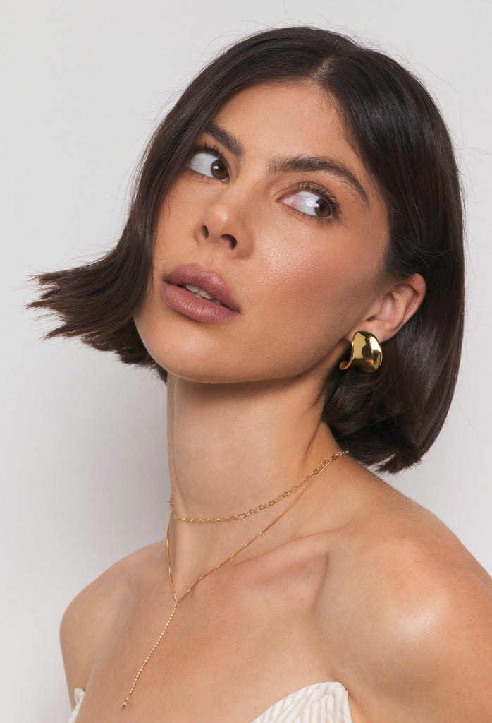 Bellah Earring, Gold
