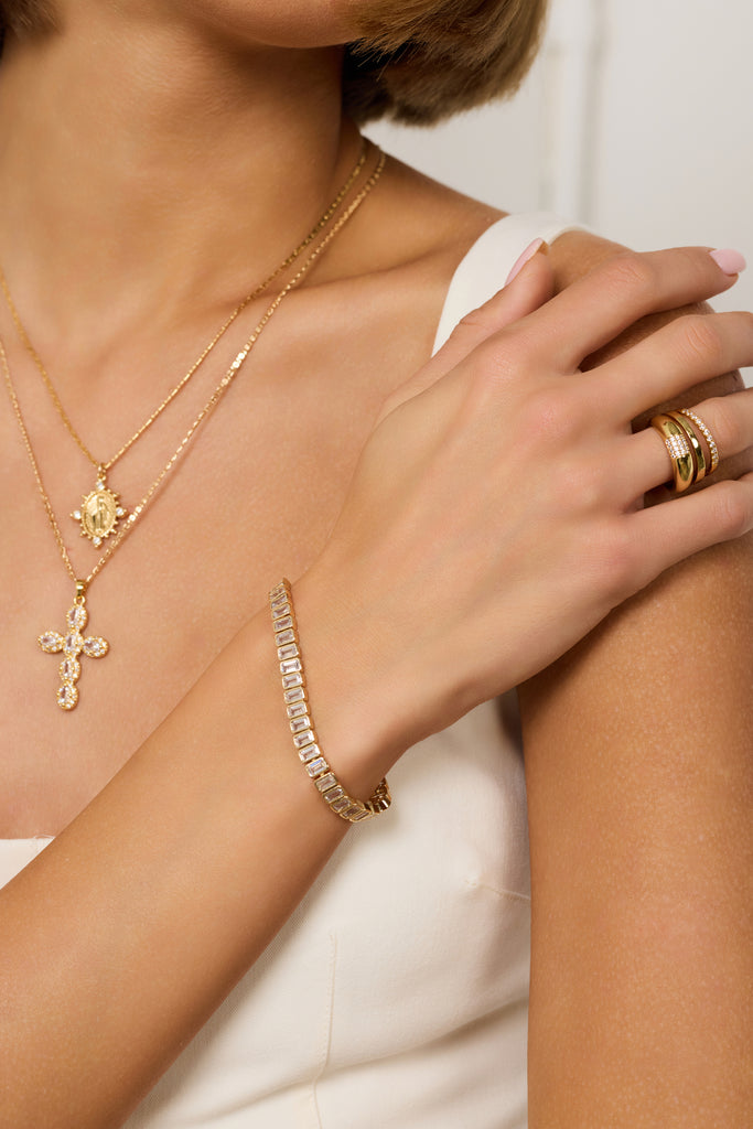 Le Tennis Bracelet, Baguette