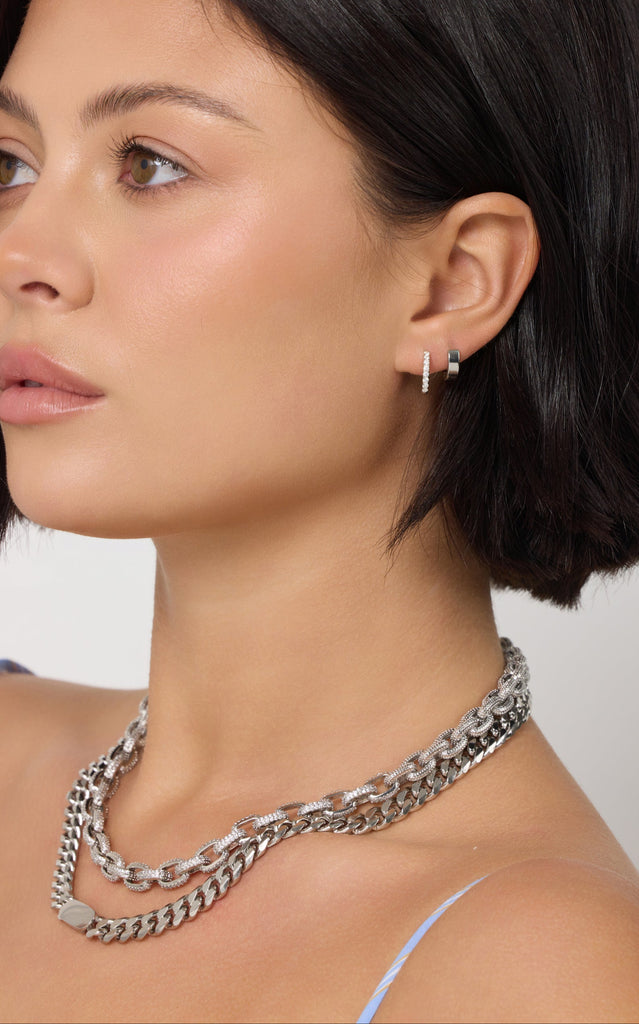 Marga Huggy Hoop, Silver