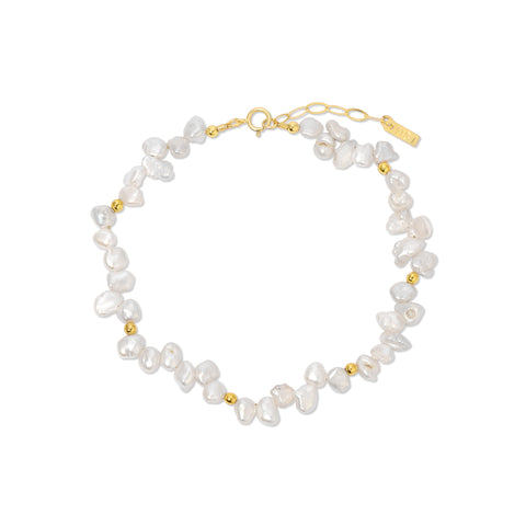 Sorrento Anklet, Freshwater Pearls