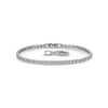 Serena Tennis Bracelet, Silver