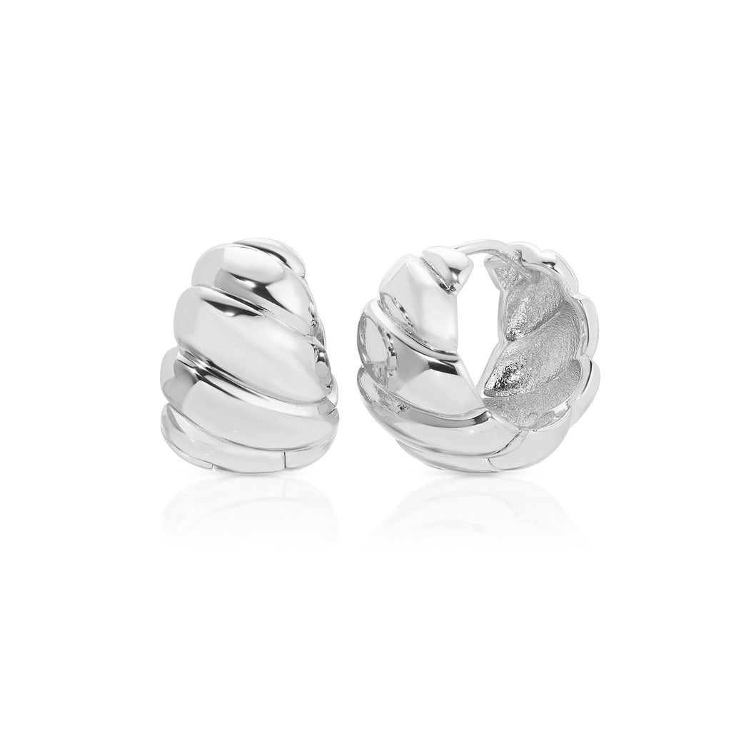 Drew Huggy Hoop, Silver