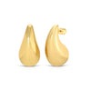 Gianna Large Teardrop Earrings, Gold