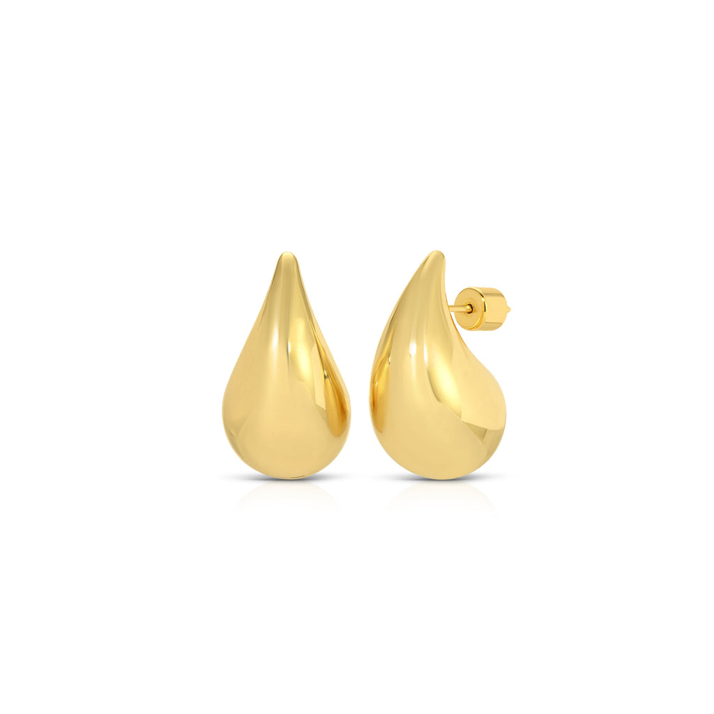 Gianna Small Teardrop Earrings, Gold