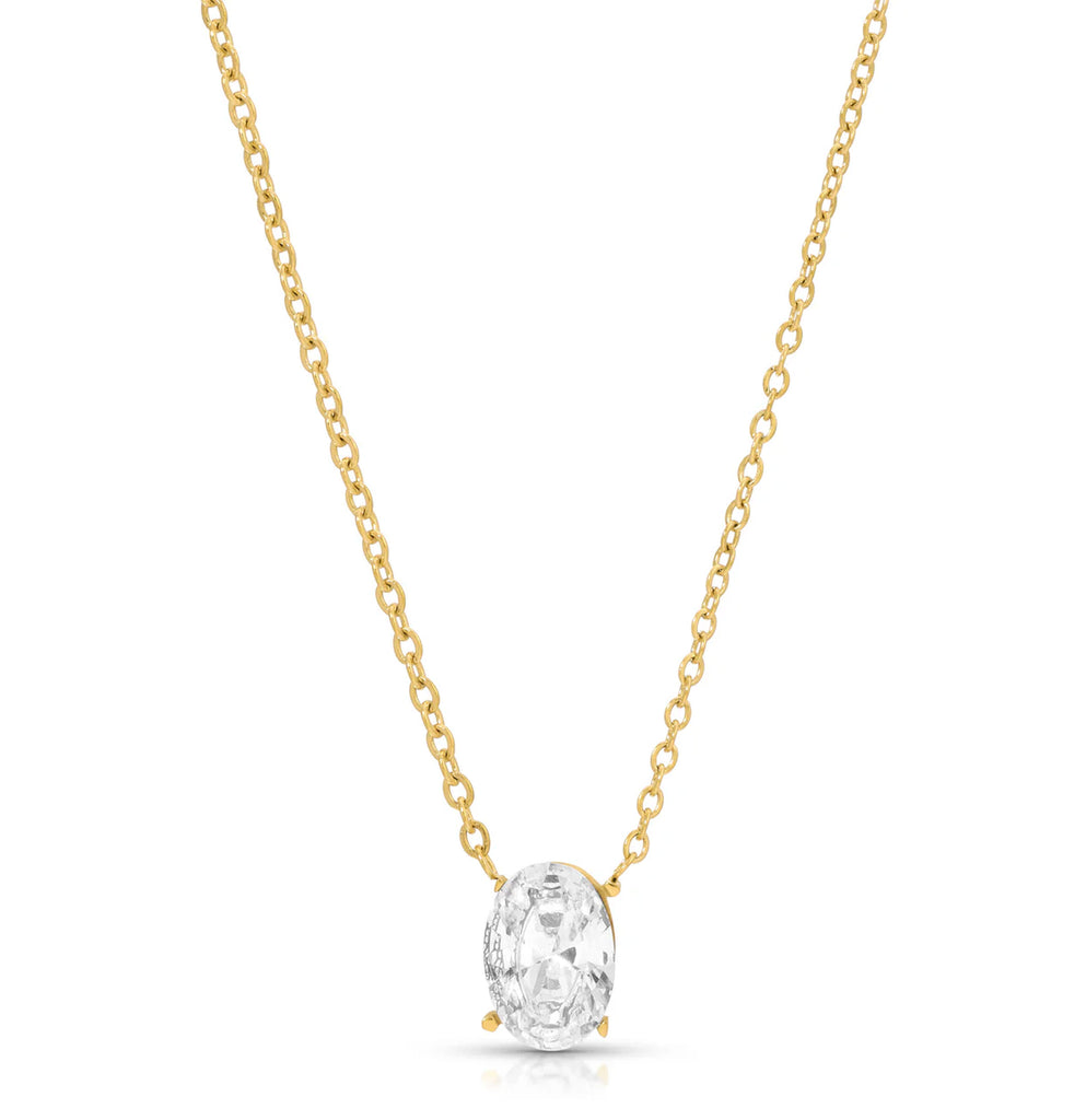 Evan Solitaire Necklace