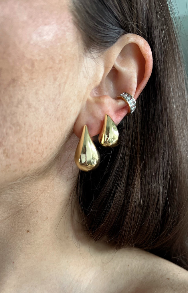 Gianna Small Teardrop Earrings, Gold