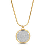 Saint Benedict Swivel Coin Necklace