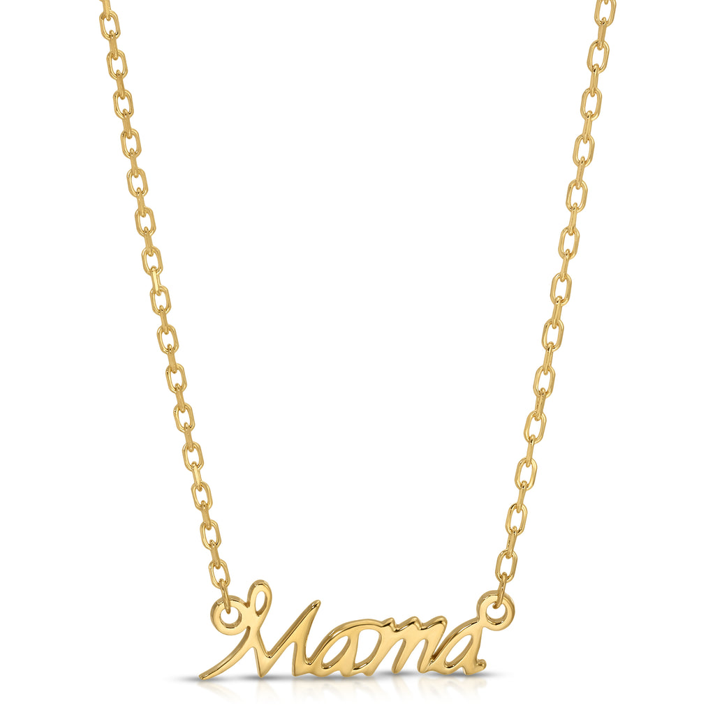 Mama Necklace, Gold