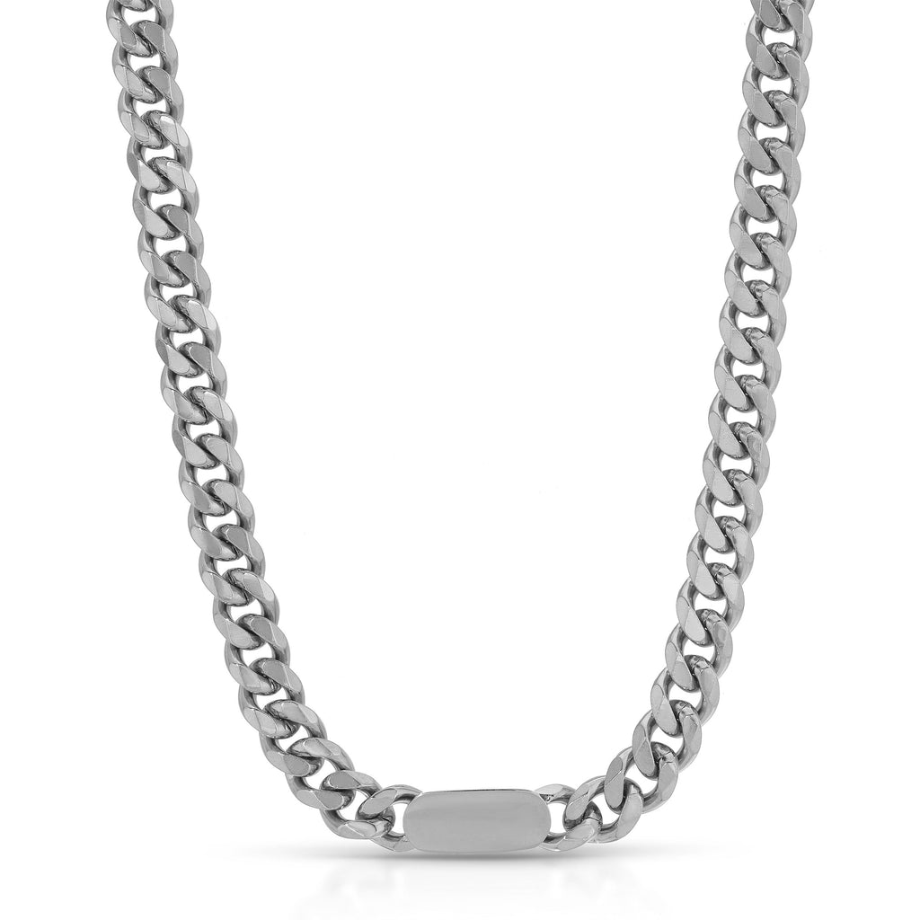 Carrie ID Necklace, Silver