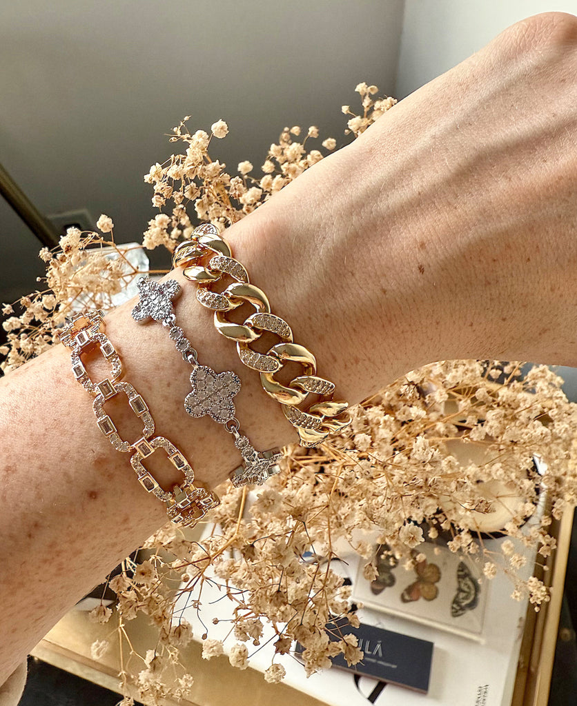 Laney Link Bracelet, Gold