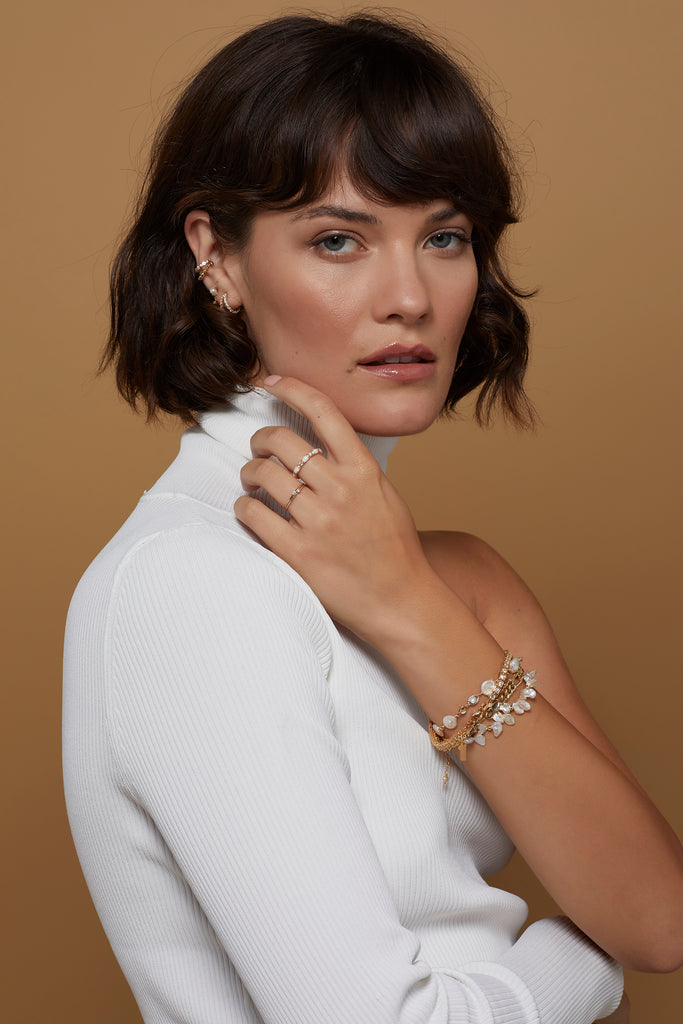 Gia Textured Stacking Ring