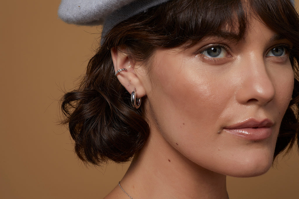 Ani Ear Cuff, Silver