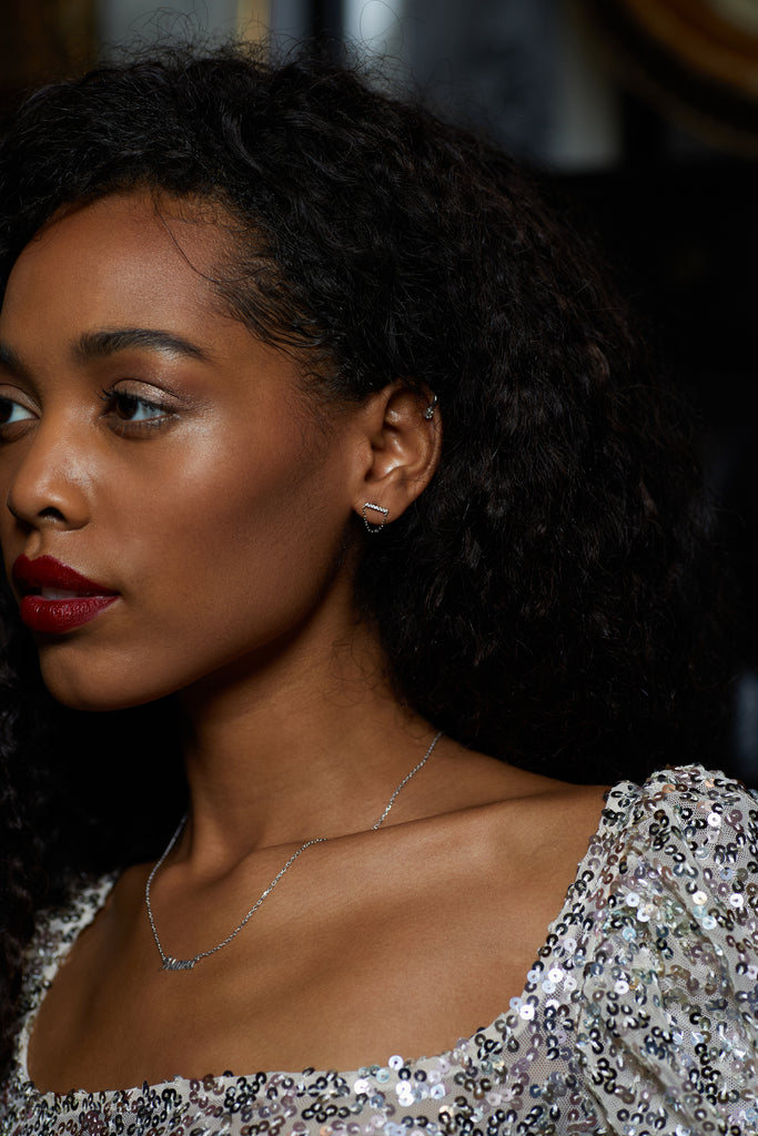 Mama Necklace, Silver