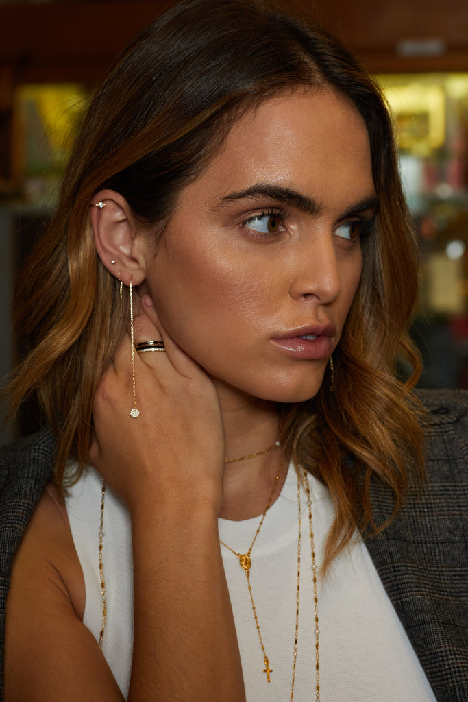 Iris Threader Earring