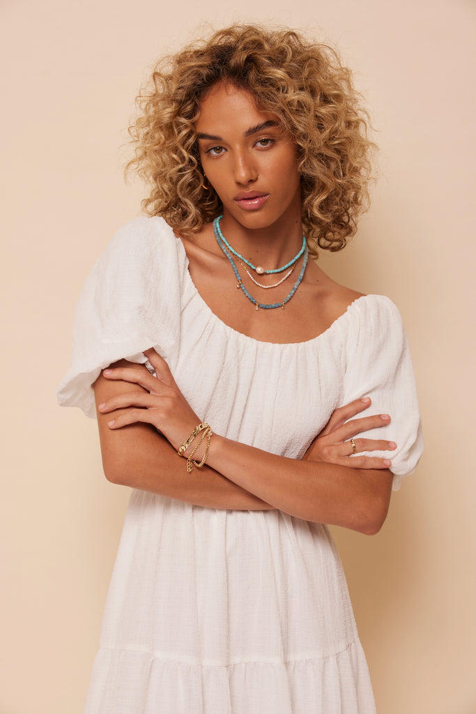 Sorrento Necklace, Aquamarine