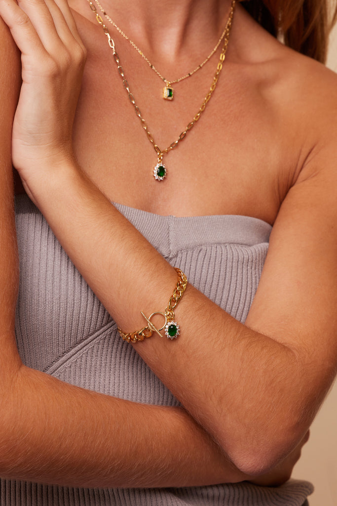 Didi Bracelet, Emerald
