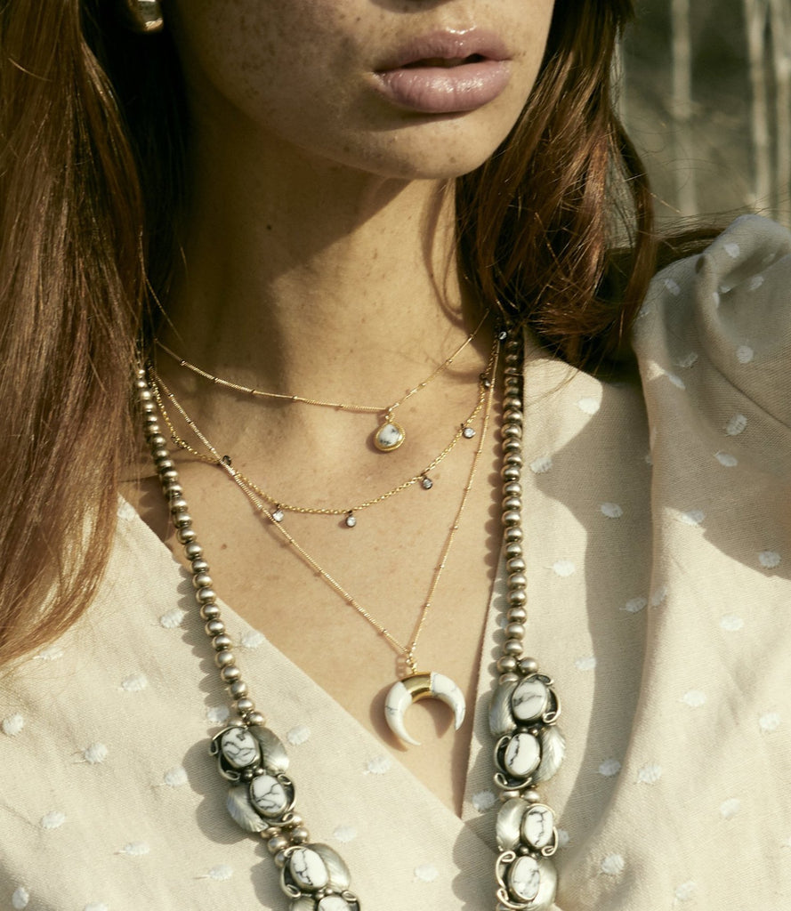 Dea Mixed Metal Drop Choker