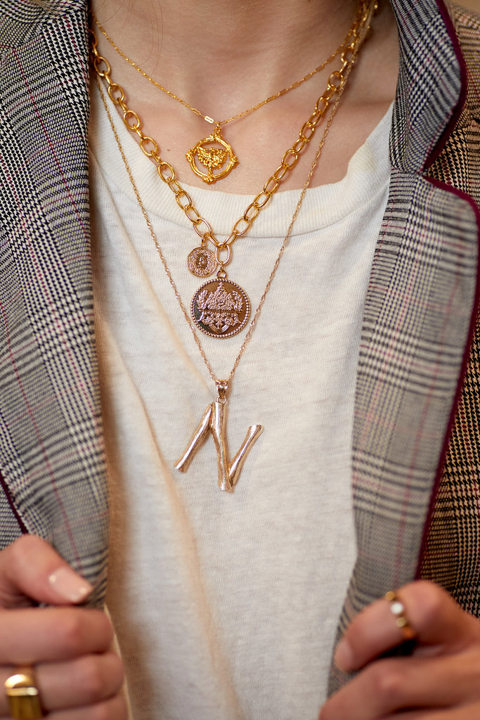 Golden Eagle Necklace