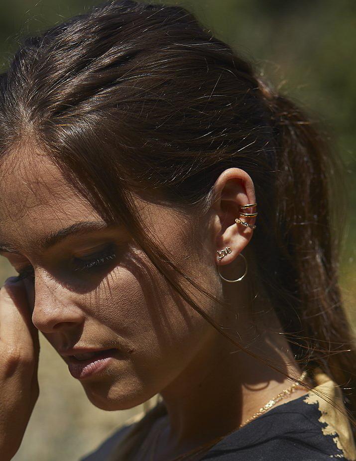 Celeste Ear Cuff, Silver