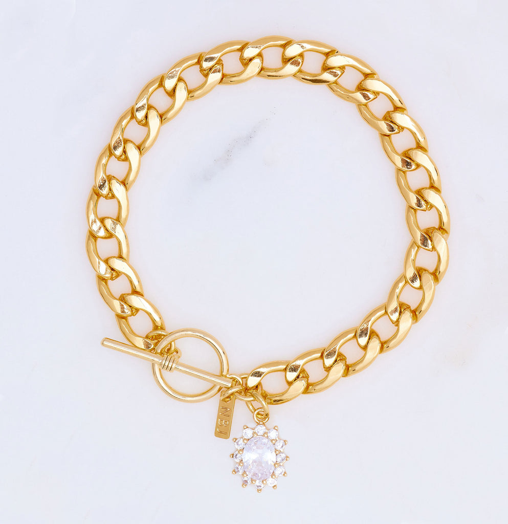 Didi Bracelet, Clear Cz