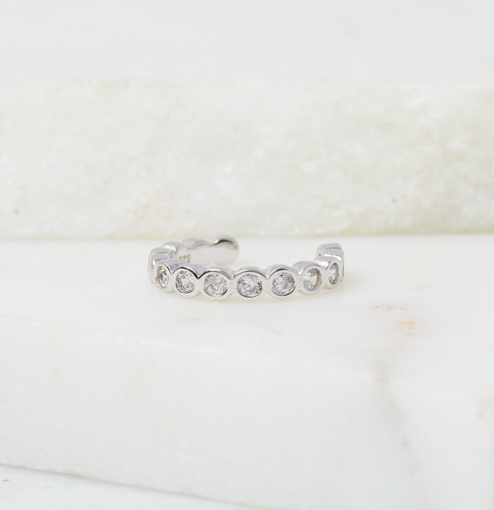Ani Ear Cuff, Silver