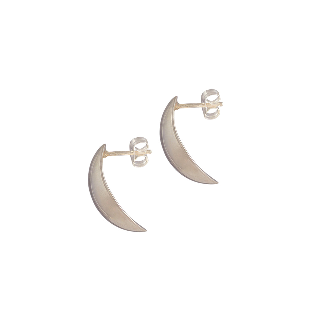 Joan Button Stud, Silver