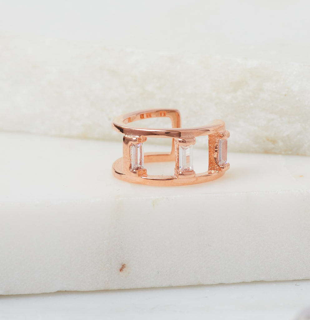 Stellar Ear Cuff, Rose Gold