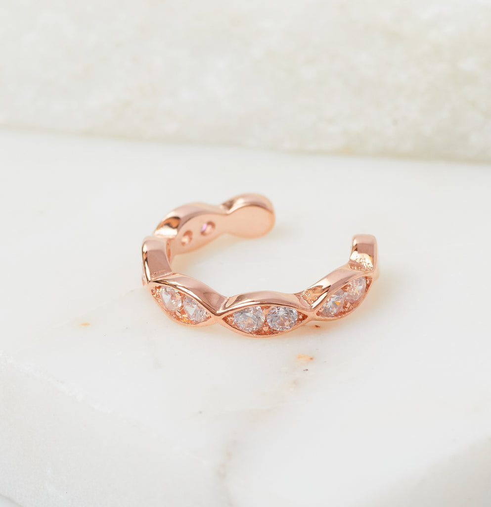 Celeste Ear Cuff, Rose Gold