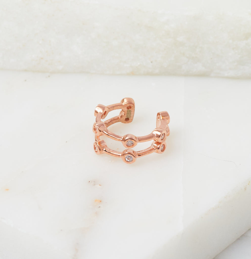 Europa Ear Cuff, Rose Gold
