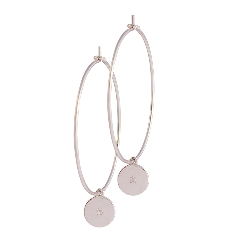 Jupiter Hoops, Silver