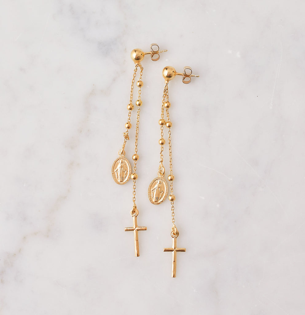 Miraculous Earrings, Gold