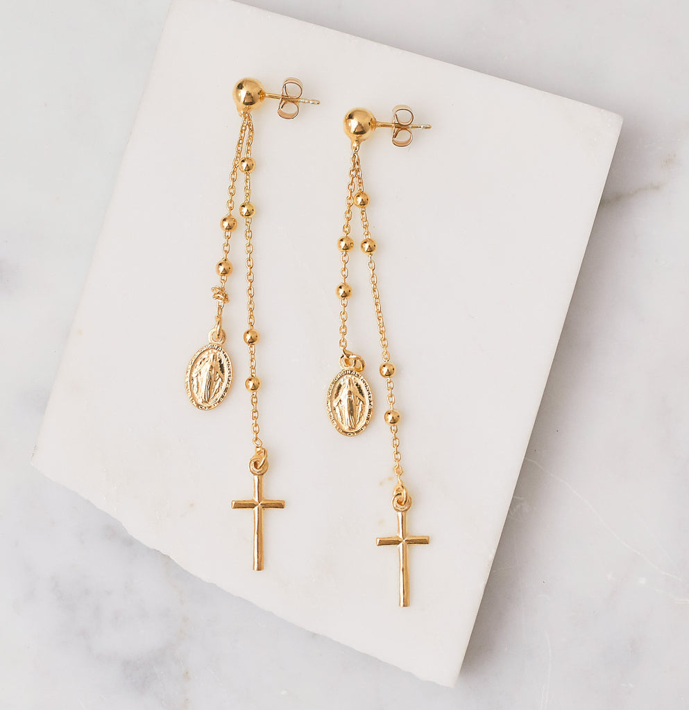 Miraculous Earrings, Gold