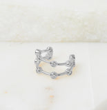 Europa Ear Cuff, Silver