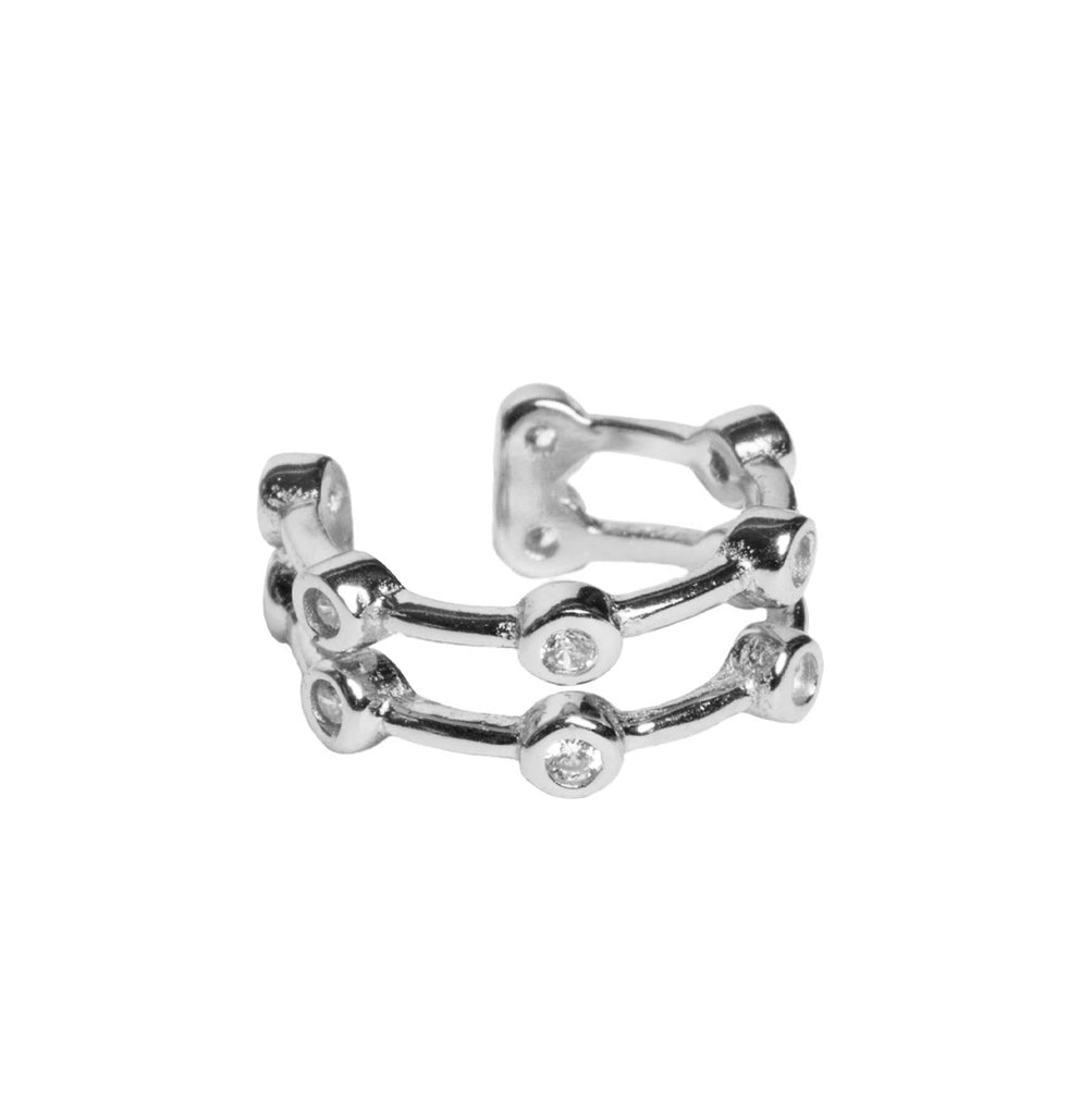 Europa Ear Cuff, Silver