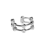 Europa Ear Cuff, Silver