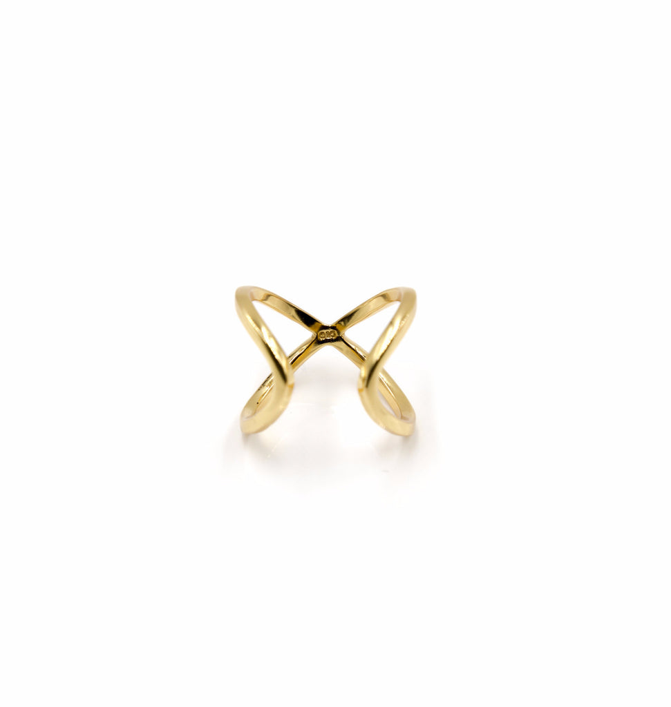 Hug Me Ring, Gold