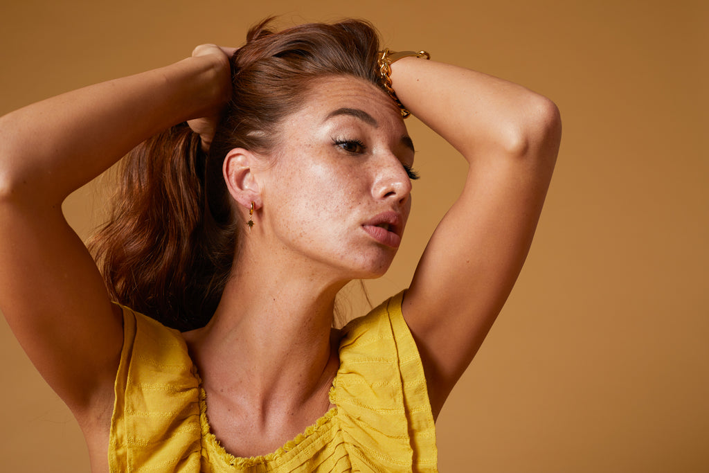 North Star Huggy Earring