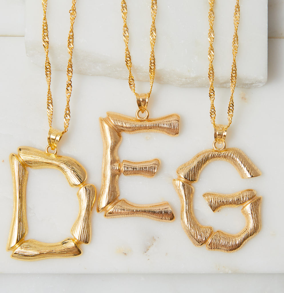 Initial Necklaces
