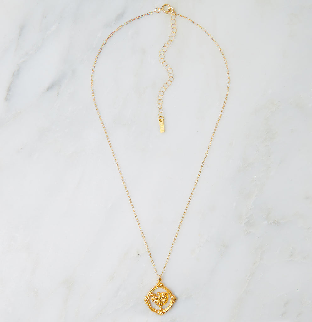 Golden Eagle Necklace