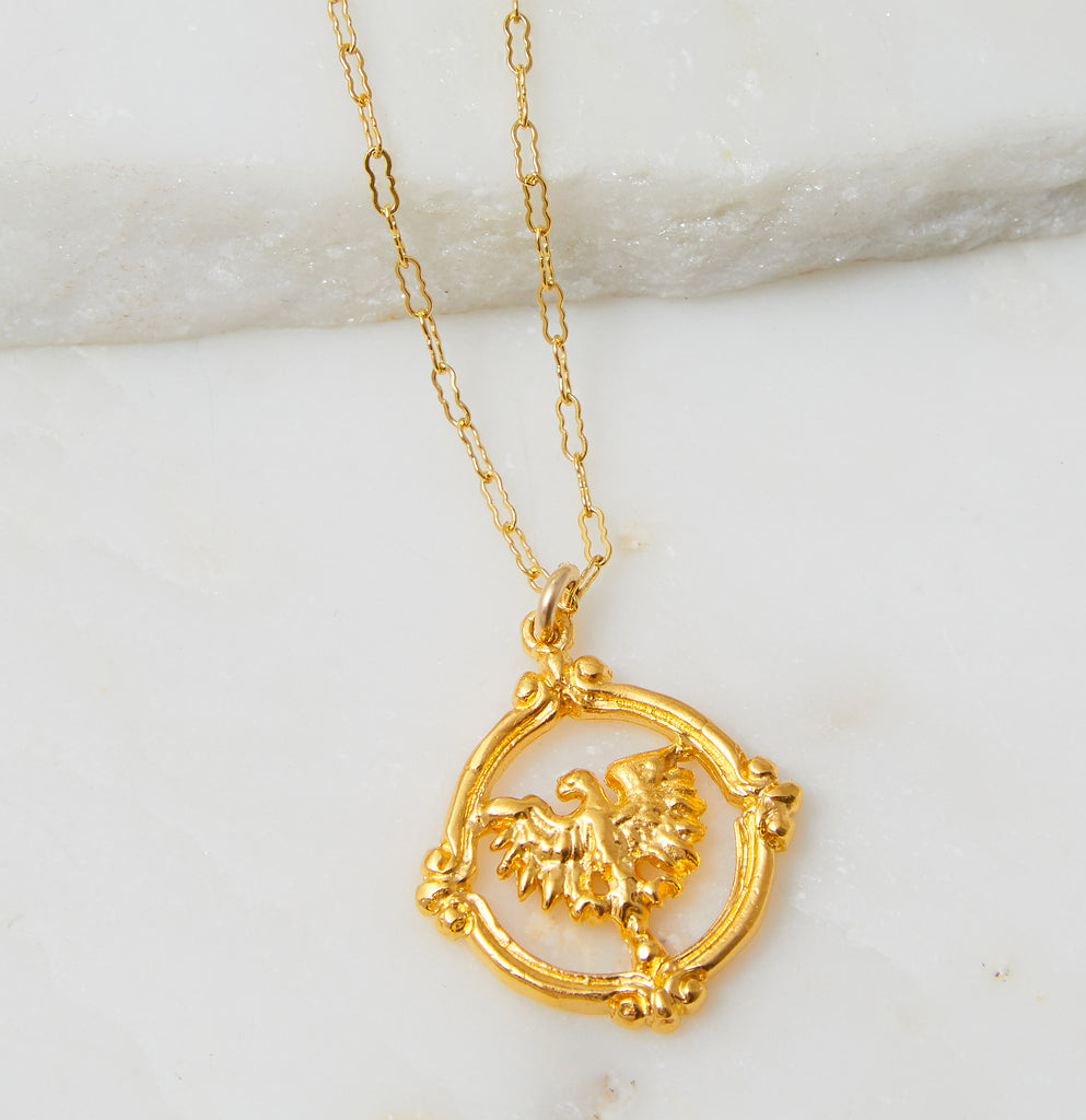 Golden Eagle Necklace