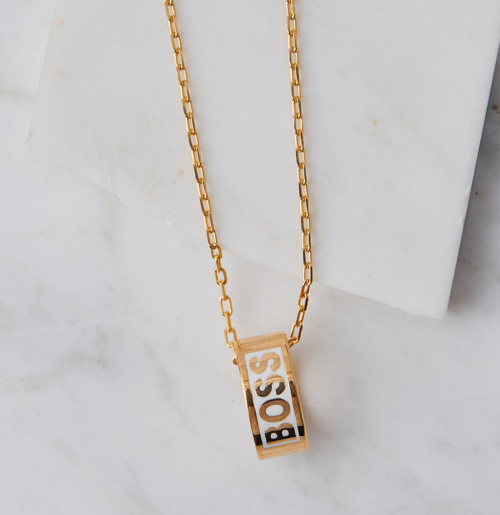 BOSS Duo in White Enamel