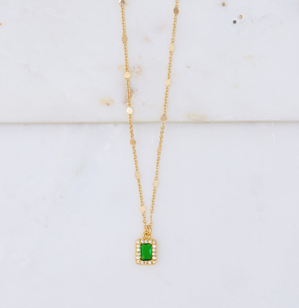 Devi Necklace, Emerald
