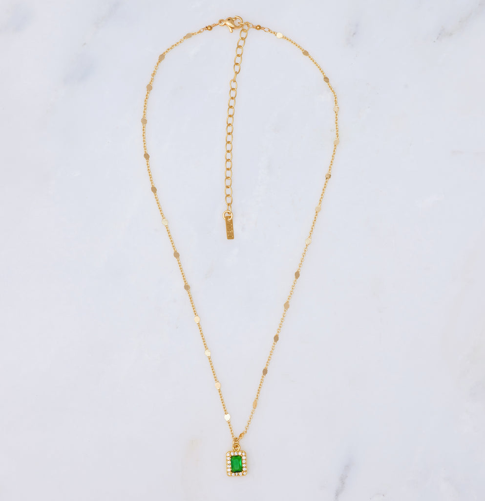 Devi Necklace, Emerald