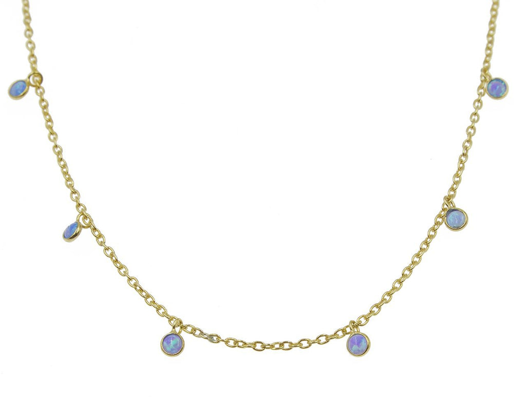 Dea Blue Opal Drop Choker