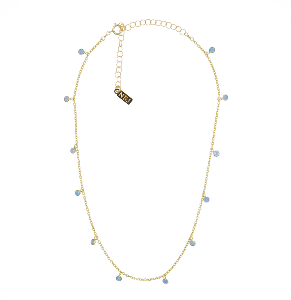 Dea Blue Opal Drop Choker