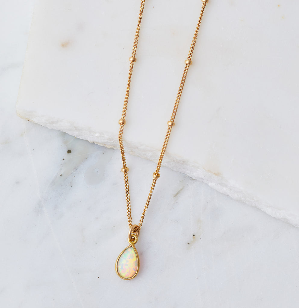 Odessa Opal Stone Drop Choker