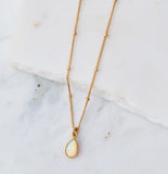 Odessa Opal Stone Drop Choker
