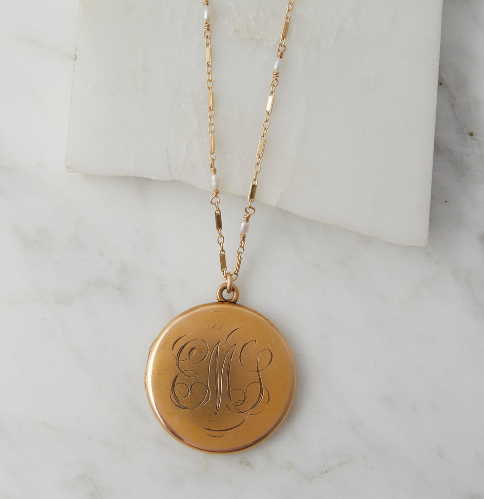 Elsie Victorian Round Locket