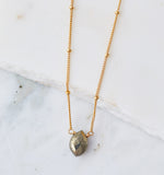 Stone Drop Choker, Pyrite